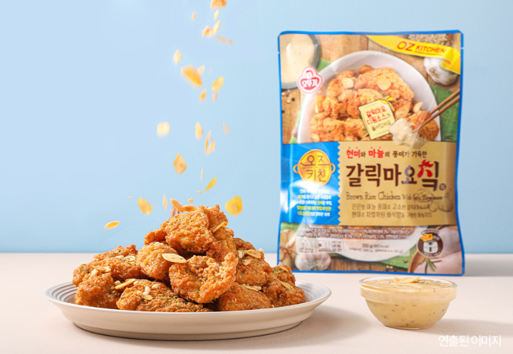 맛있는 간편한 냉동식품 식사대용 간편식사 야식 간식 후식 오즈키친 갈릭마요치킨 : 리테일월드