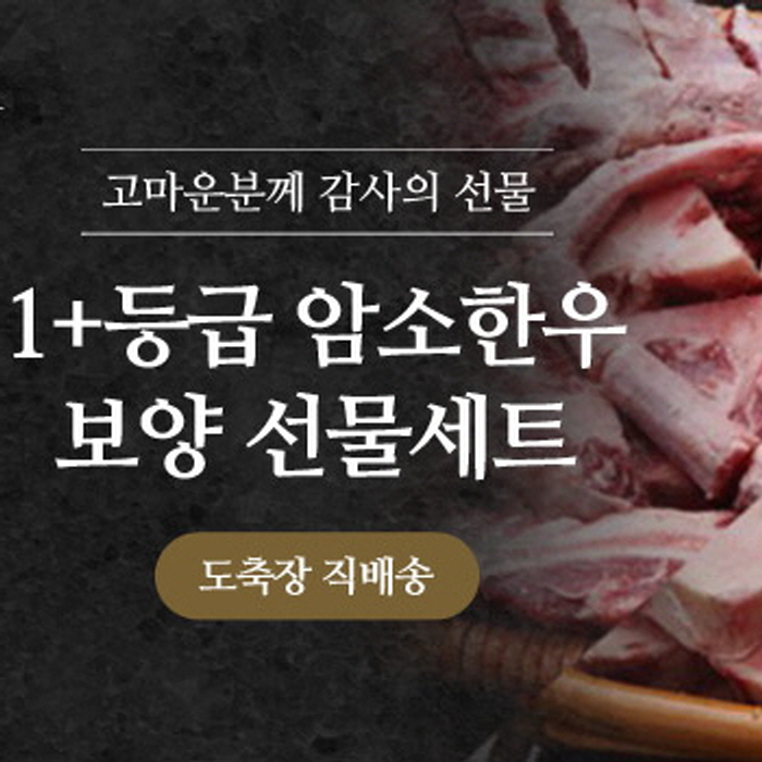 암소한우1+등급 보양 세트 모음전 : 사단법인남도미향