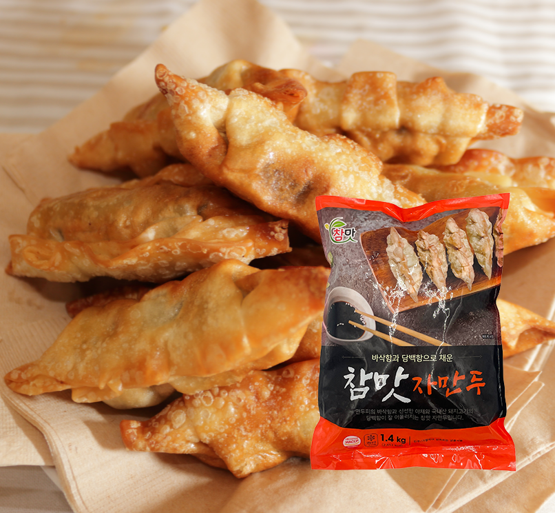 참맛 자만두 중국집 중화군만두 튀김만두 1.4kg : 선한종합유통