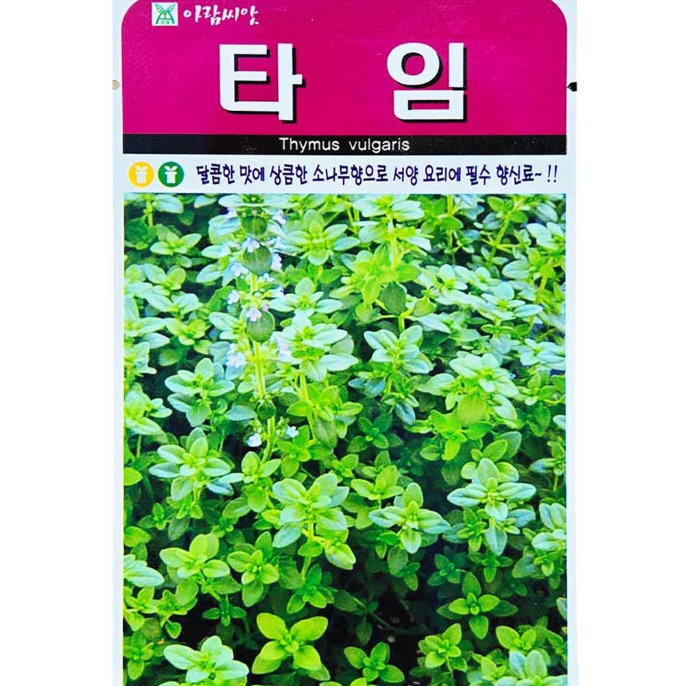타임씨앗 200립 꿀풀과의여러해살이식물 달콤한맛상큼한소나무향 : 이파주