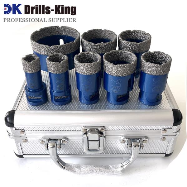 드릴 킹 다이아몬드 코어 홀 톱 비트 키트, 컵 직경 20mm, 8PCs : 웅스코퍼레이션