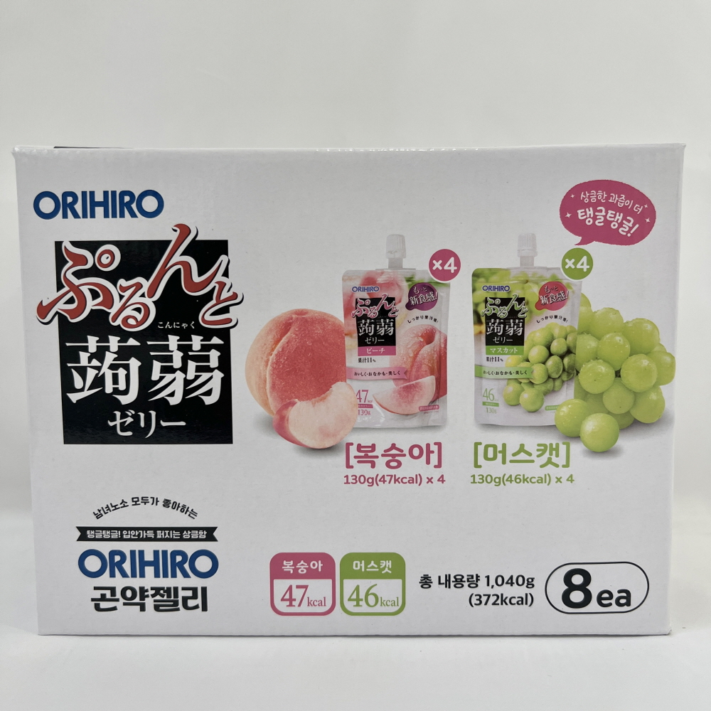 오리히로 곤약 젤리 코스트코 파우치 1040g 다이어트 일본 곤약젤리 돈키호테 추천템 : 제이디오리진