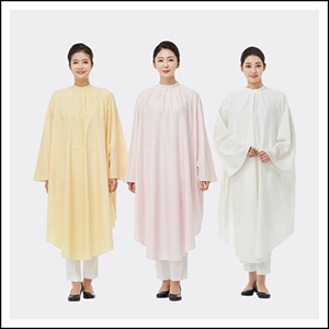 라인유니폼 듀스포 소매 커트보(벨크로) : 청구미용재료