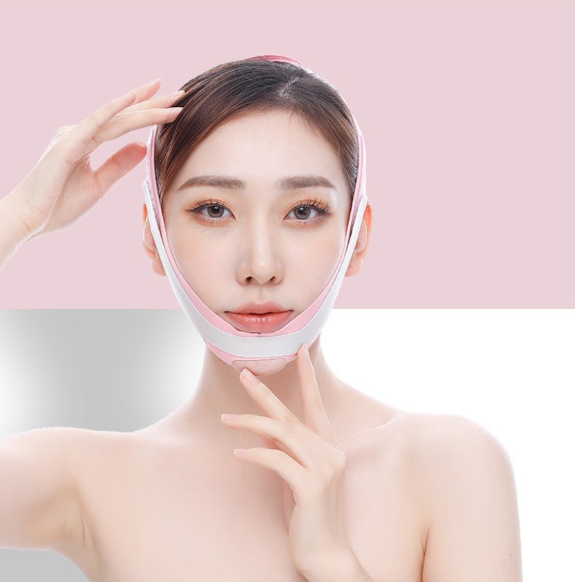 뷰티쁨 리프팅밴드 얼굴 브이라인 턱 땡기미 땡김이 턱선 이중턱 수면 주름 턱살 마사지기구 : 쁨 PPEUM