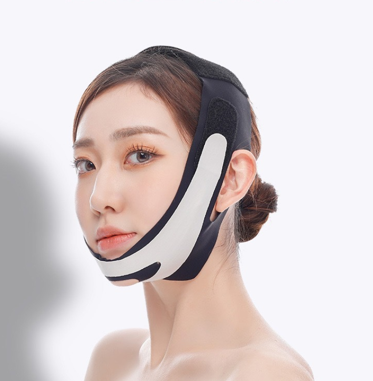 뷰티쁨 리프팅밴드 얼굴 브이라인 턱 땡기미 땡김이 턱선 이중턱 수면 주름 턱살 마사지기구 : 쁨 PPEUM