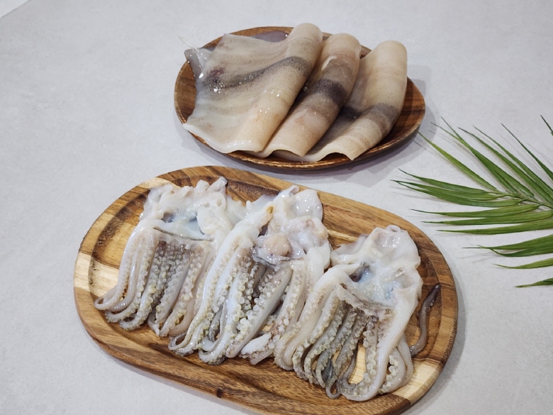 손질 대왕 오징어 1kg : 수산물 사장님