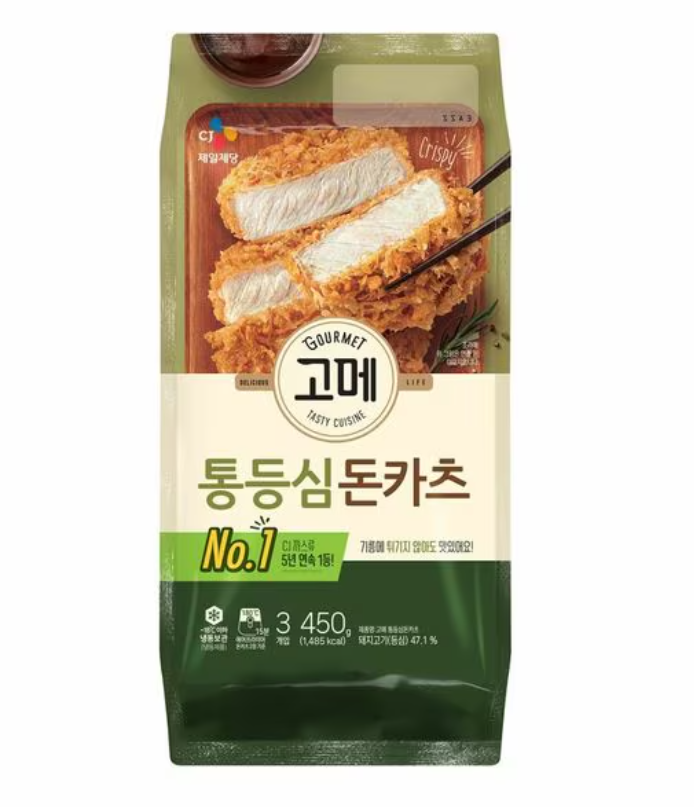 고메 바삭튀겨낸통등심돈카츠450g : 바로식탁