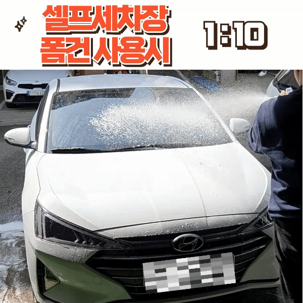 [직접생산] 늘푸른 고농축 스노우 버블폼(4L) | 체리향 손세차장 무접촉세차 노터치세차 : 늘푸른몰