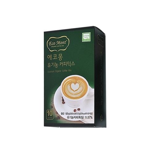 에코몽 유기농 커피믹스 10gx10개입 : 아름다운가게 공식스토어