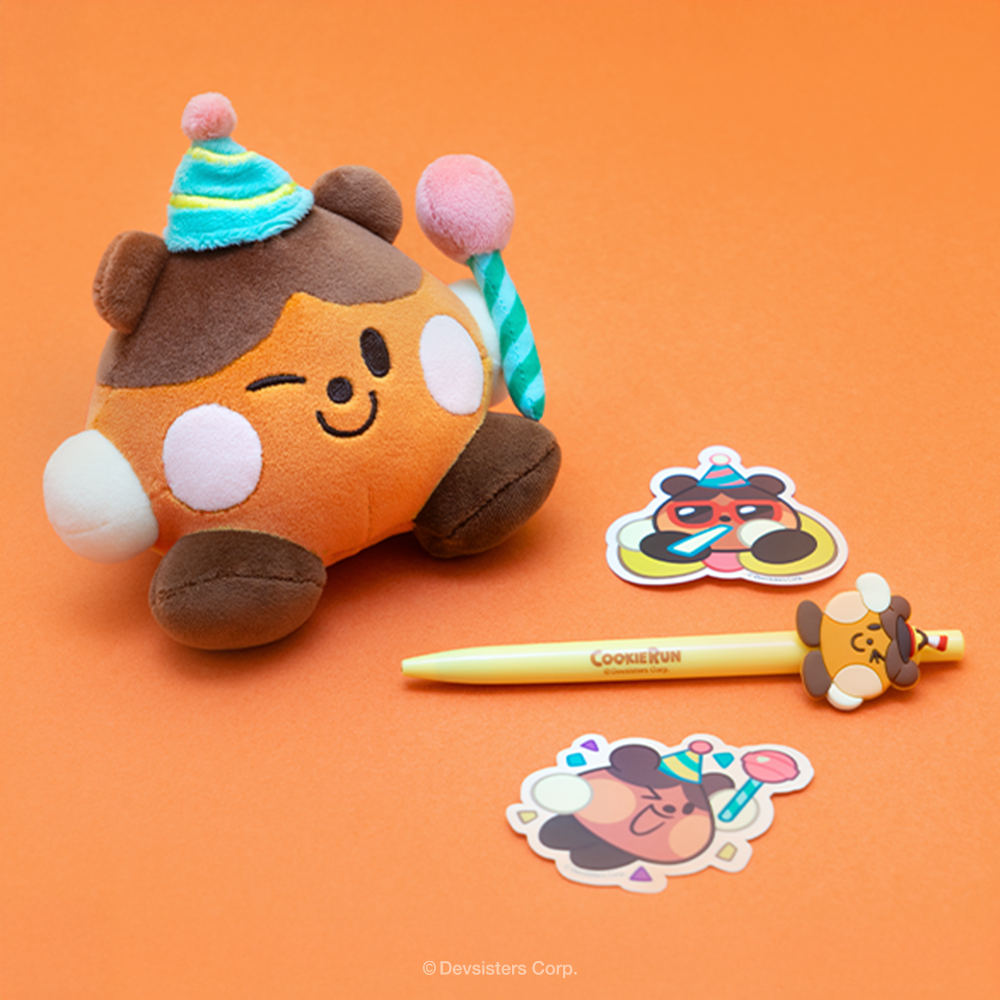[마스코트 기획전] 쿠키런: 모험의 탑 파티 코코방울 인형 키링 : COOKIERUN