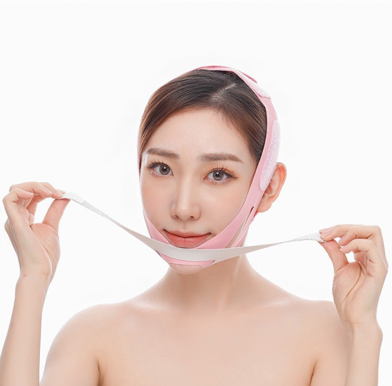 뷰티쁨 리프팅밴드 얼굴 브이라인 턱 땡기미 땡김이 턱선 이중턱 수면 주름 턱살 마사지기구 : 쁨 PPEUM