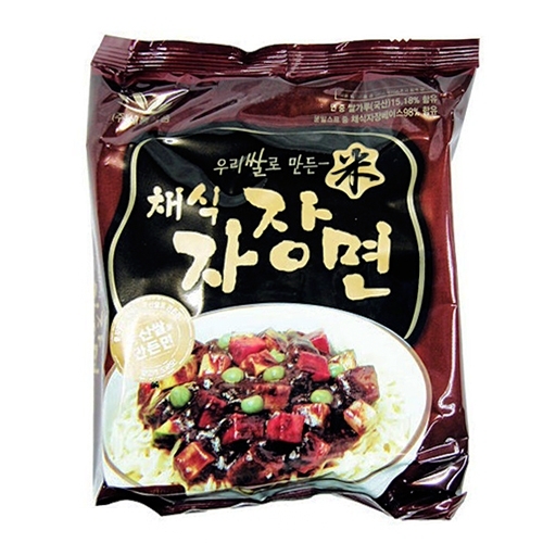 새롬식품 채식자장면 108g 1봉 채식 비건 짜장라면 짜장면 우리밀 : 아름다운가게 공식스토어