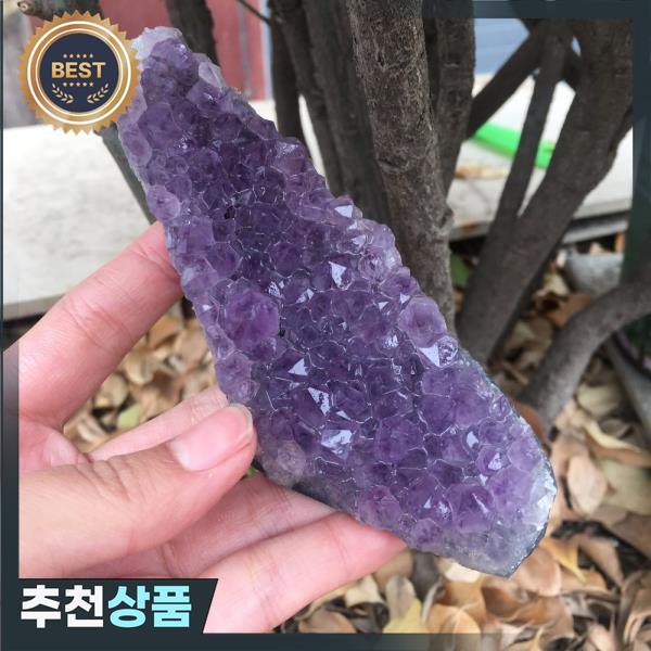 천연 자수정 클러스터 171g 지오드 표본 치유 : 욕심쟁이조유