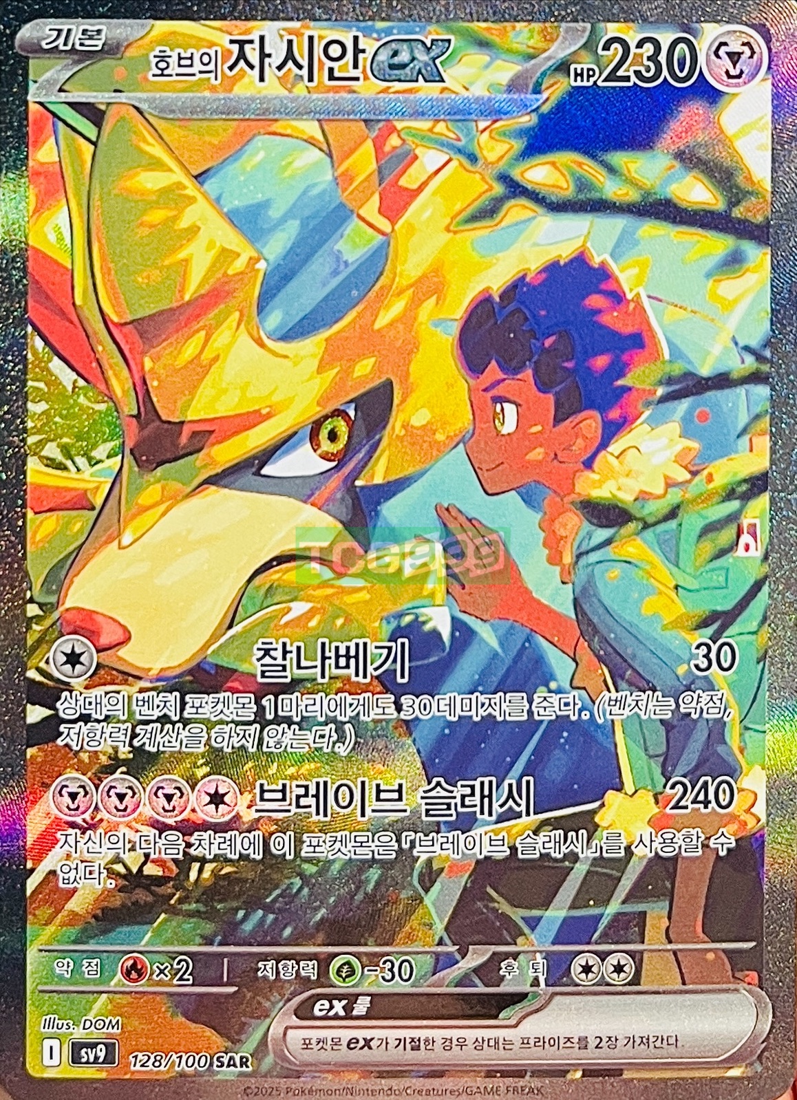 포켓몬카드 호브의 자시안 ex SAR 배틀파트너즈 sv9 [S] : TCG999