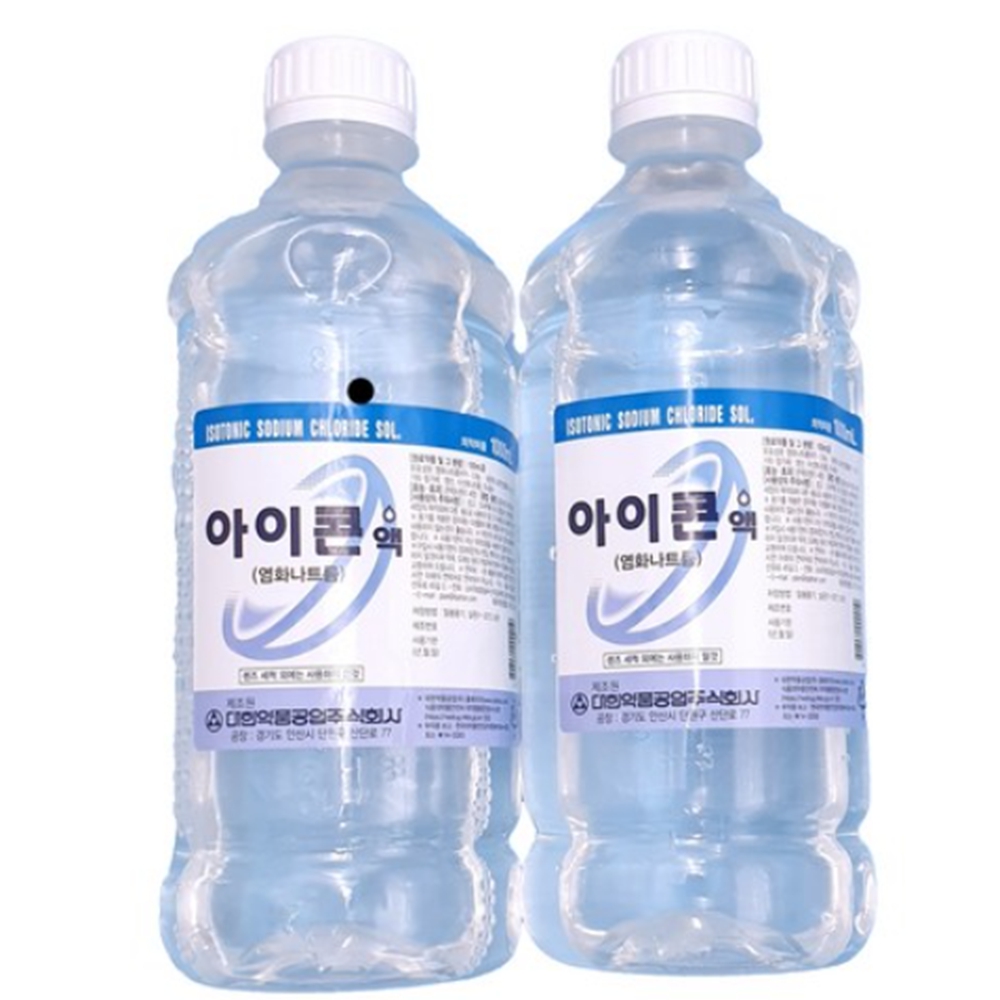 렌즈용식염수 대한약품공업주식회사 아이콘 렌즈 세정액 : 편의박스