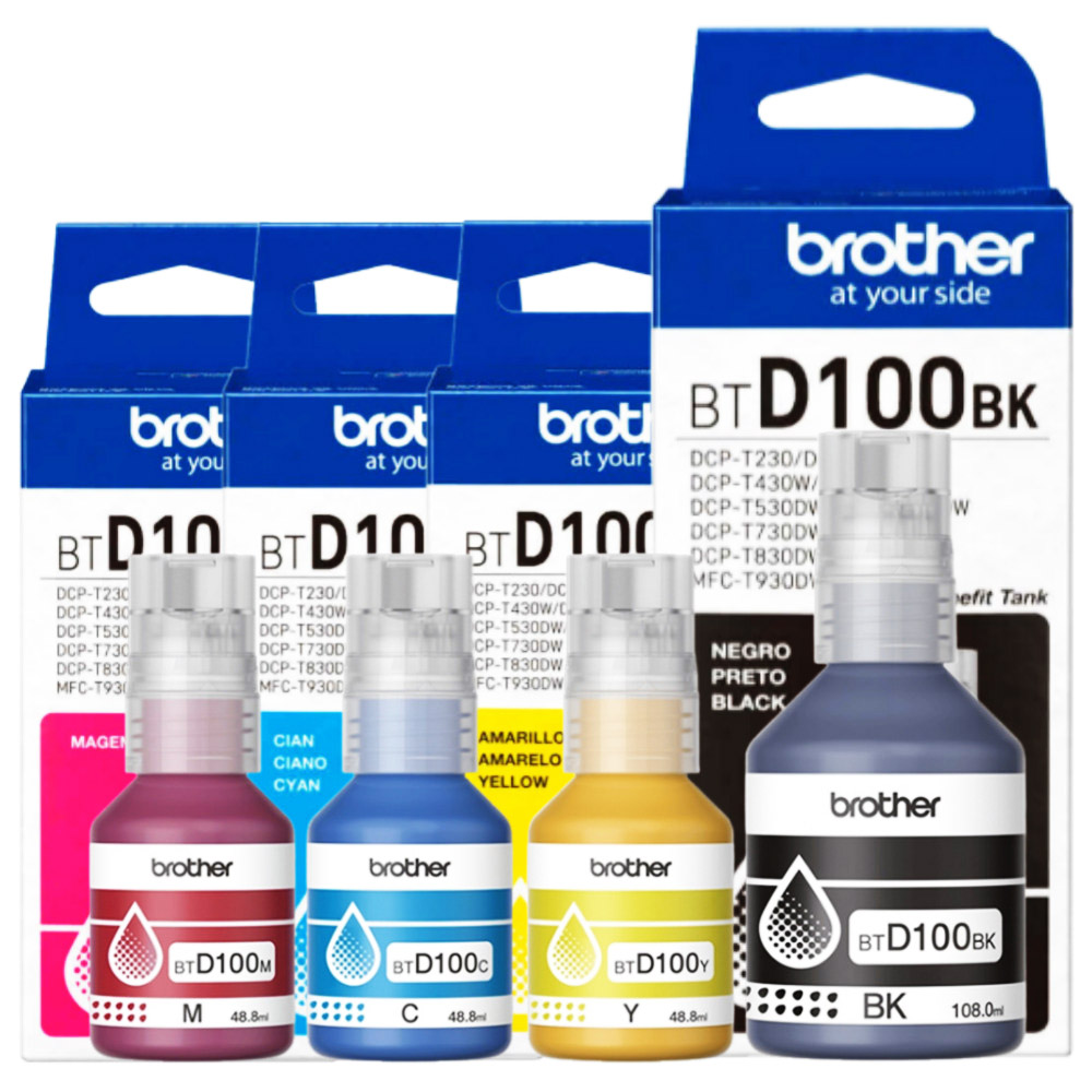 브라더 BTD100BK 정품잉크 MFC-T930DW DCP-T730DW DCP-T236 : 더펜시아