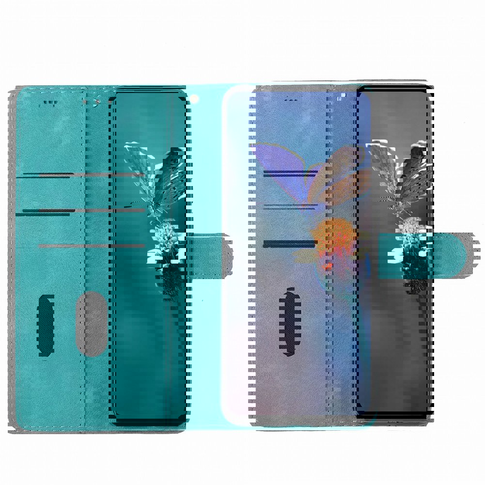 귀여운 꽃 나비 휴대폰 케이스 삼성 갤럭시 S23 S22 플러스 D17E S20 울트라 S8 FE 지갑 S10 S9 소녀 5G S21 커버 S10E : nsixcp