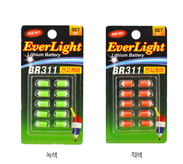에버라이트 BR311 민물 전자케미 (10개입) : 캠핑만물