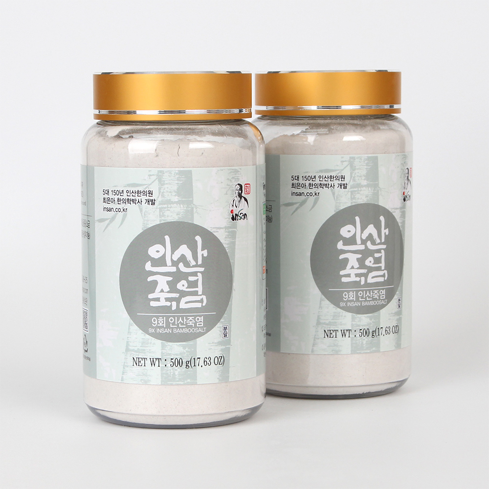 인산죽염 9회 죽염 분말 1kg(500g+500g) : 인산죽염 최은아 박사