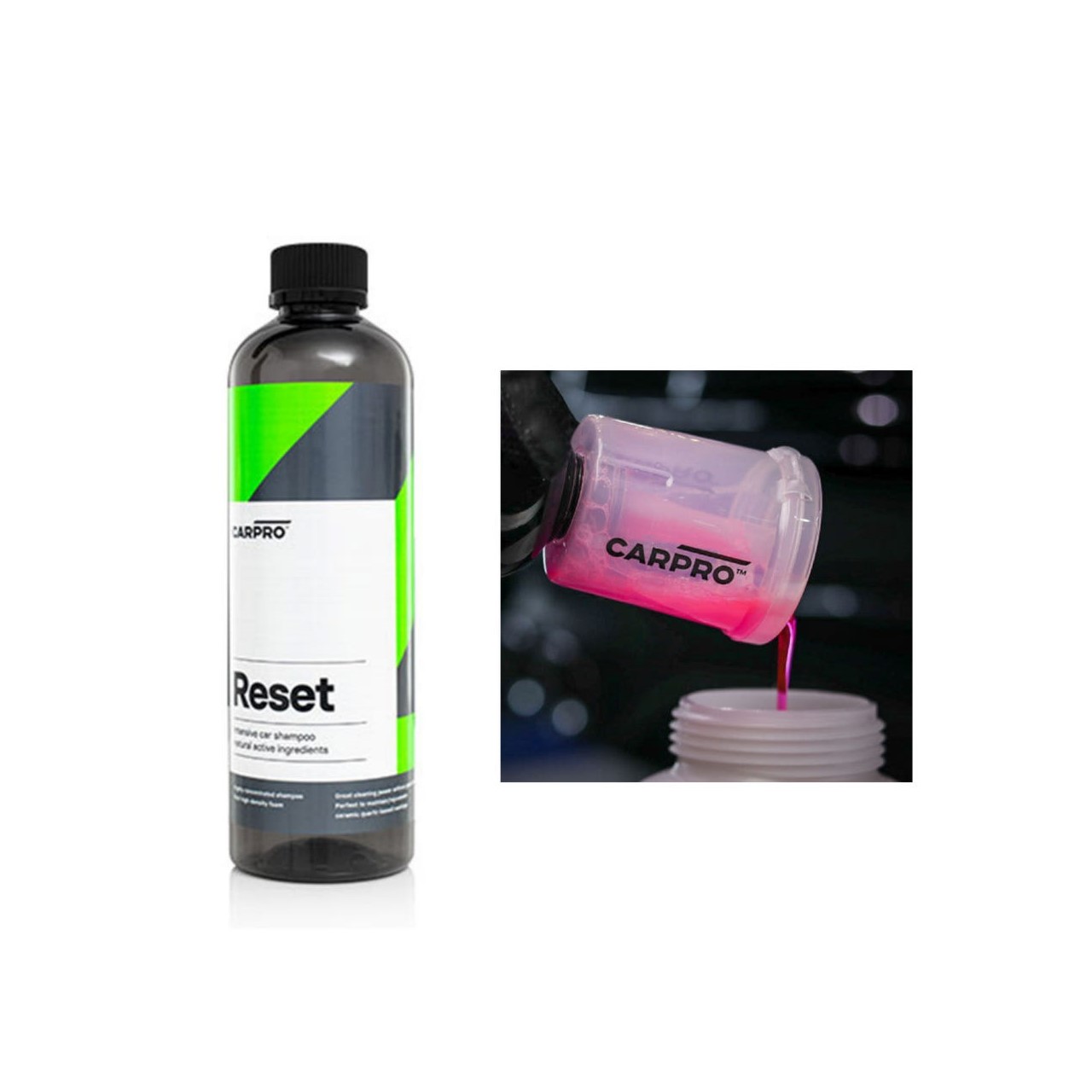 카프로 리셋 카샴푸 500ml+카프로 디테일링 케미컬 희석 전용 계량컵 100ml : 세차의미학