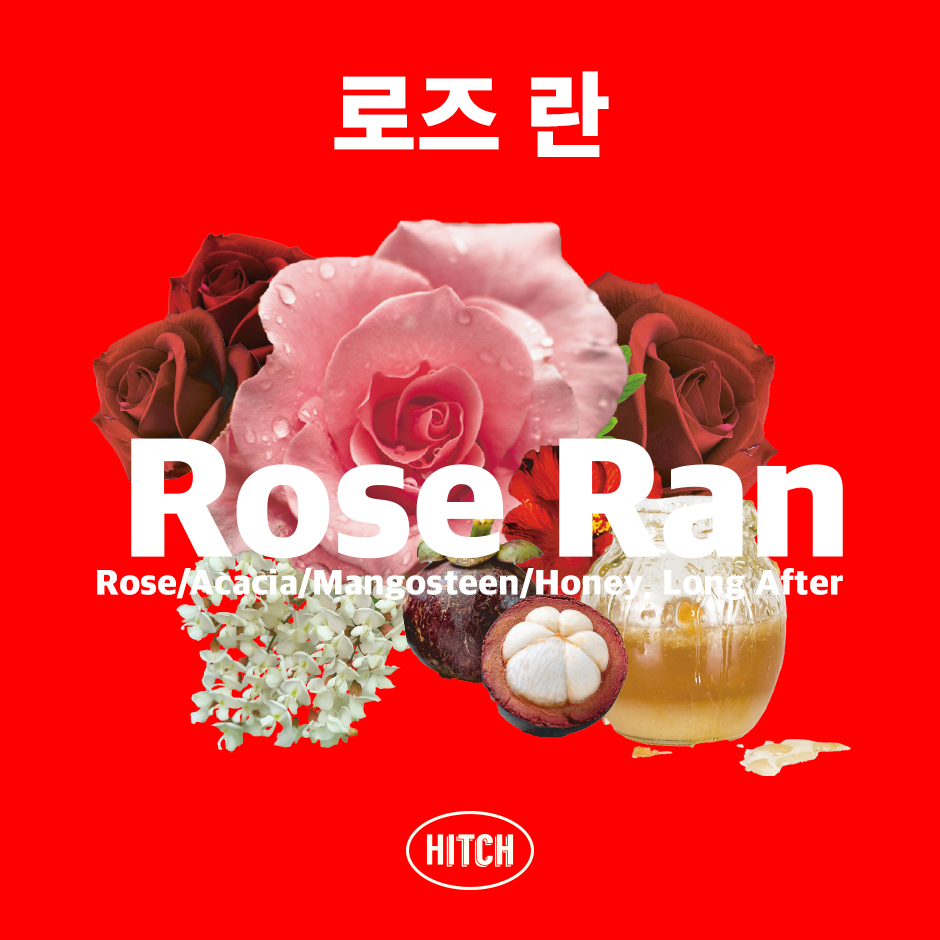봄 한정판매 로즈 란 블렌드 장미 꽃향 스페셜티 100g 200g 원두납품 : 히치커피로스터스
