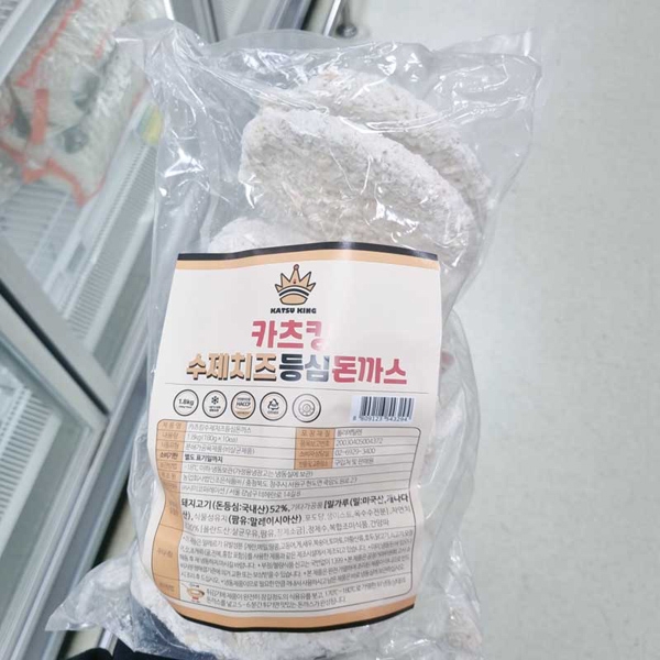 카츠킹 수제 치즈 등심 돈까스 1800g : 동네백화점