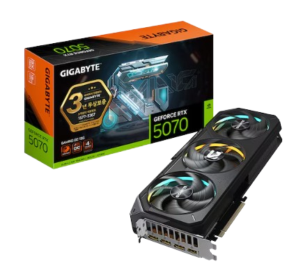 기가바이트 지포스 RTX 5070 GAMING OC D7 12GB (제이씨현) : 기가라이브컴