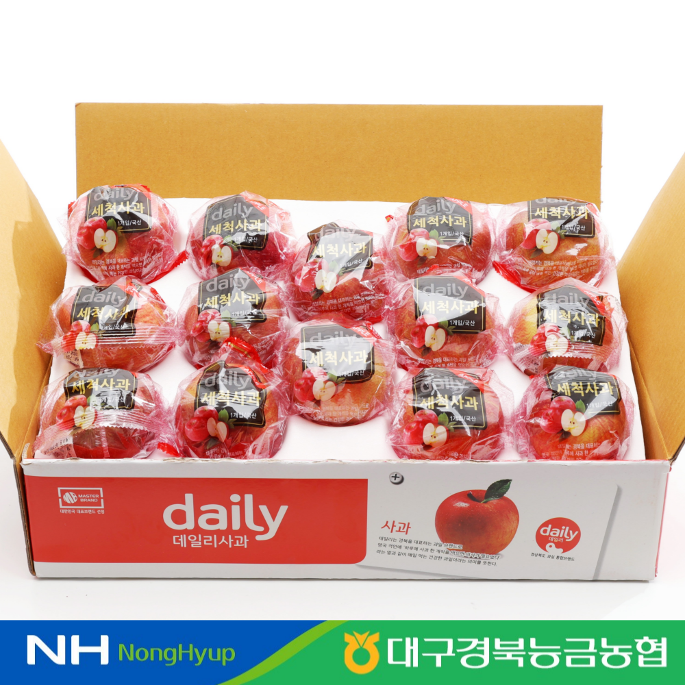 프리미엄 경북 데일리 세척사과 3kg 10~14과 부사 : 대경사과원예농협 쇼핑몰
