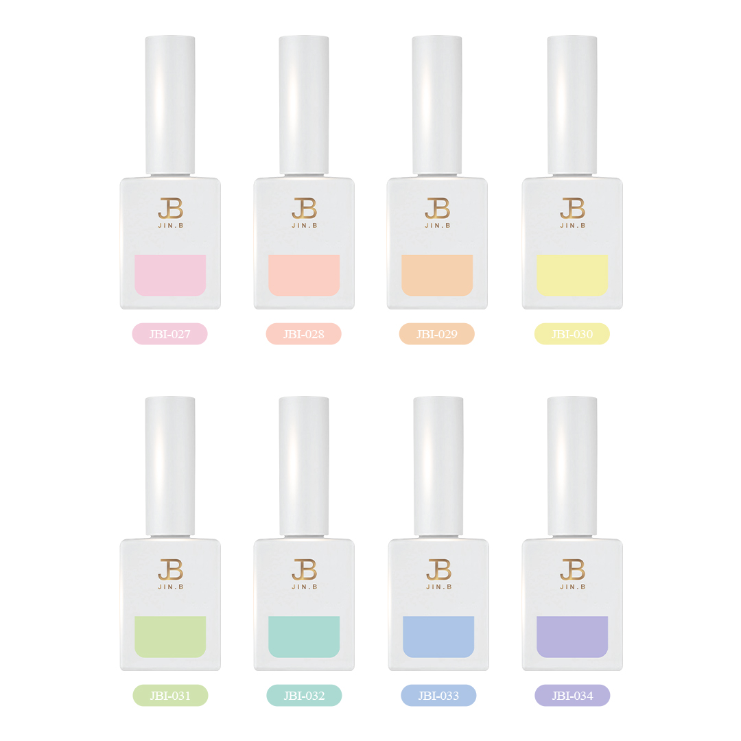 (세트) 진비 아이비 핑퐁 파스텔 컬러 젤 8종 11ml : 진비컴퍼니