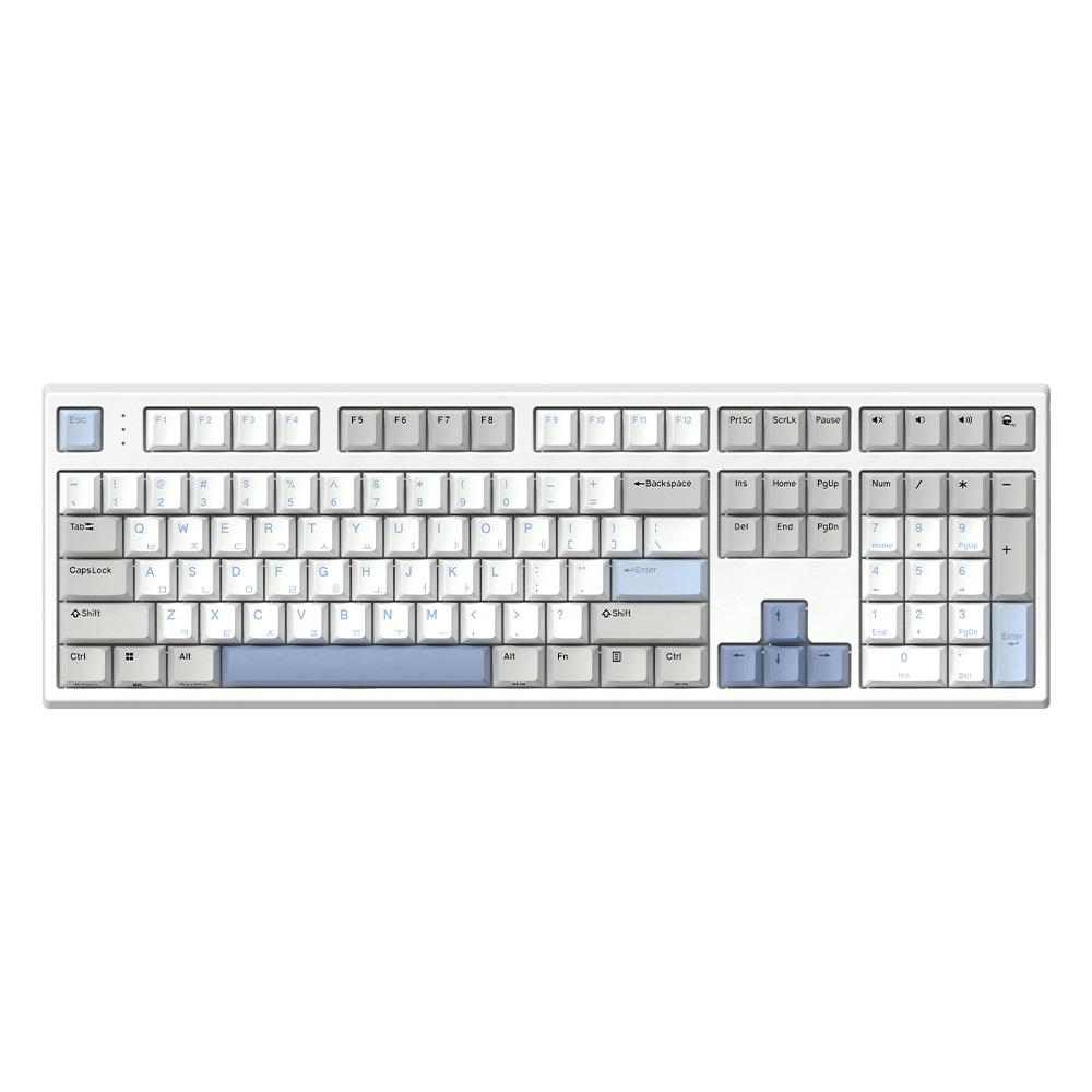 GK787SE OfficeMaster 저소음 사무용 기계식키보드 넌클릭 밀크소다, 브라운슈가 토독_35g : 한성컴퓨터