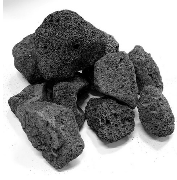 화산석 돌 인테리어 현무암 용암석 어항 수조 장식 용품 1kg 소 1개 : 부림마트