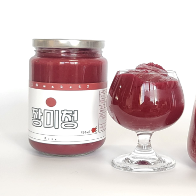 [두호리에스제이] 장미청 500ml : 서울동행상회