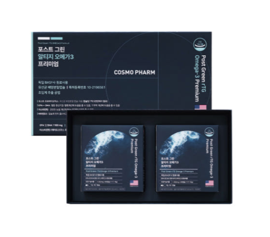 코스모팜 그린RTG 오메가3 프리미엄 1,320mg x 180캡슐 (3개월분) : 아이템쉐어