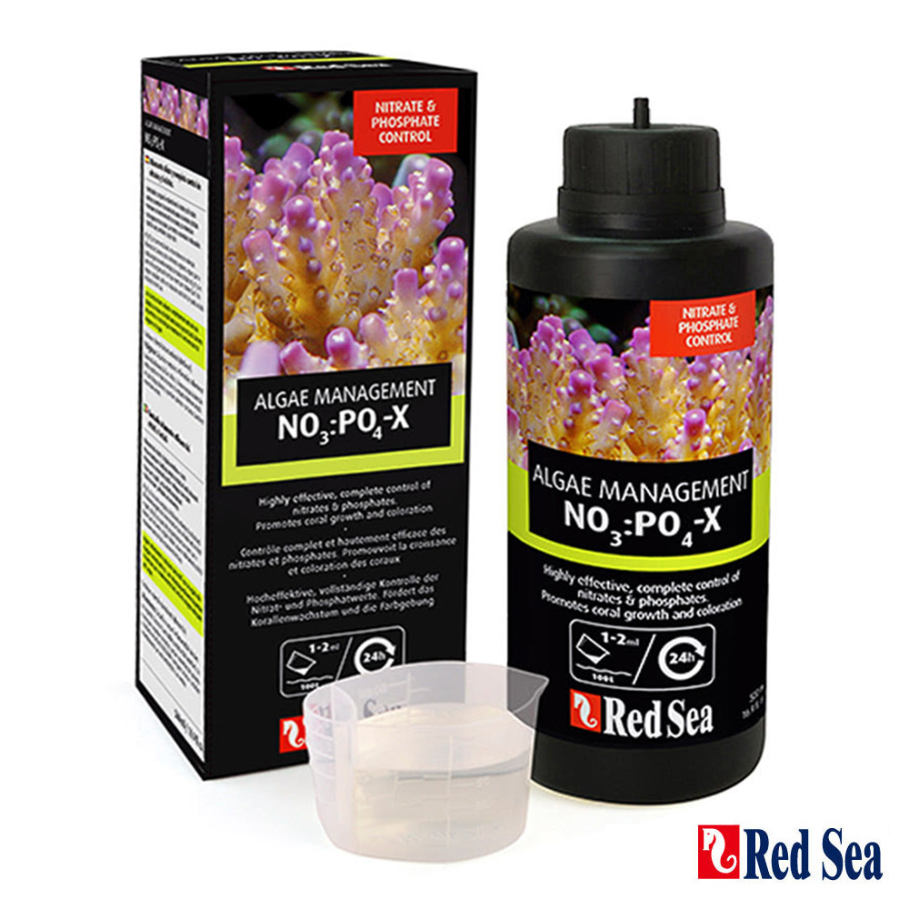 레드씨 NO3/PO4-X 1000ml 질산염제거 인산염 첨가제 탄소공급원 NO3-PO4-X ALGAE MANAGEMENT 산염제거 산호 : 레드씨코리아