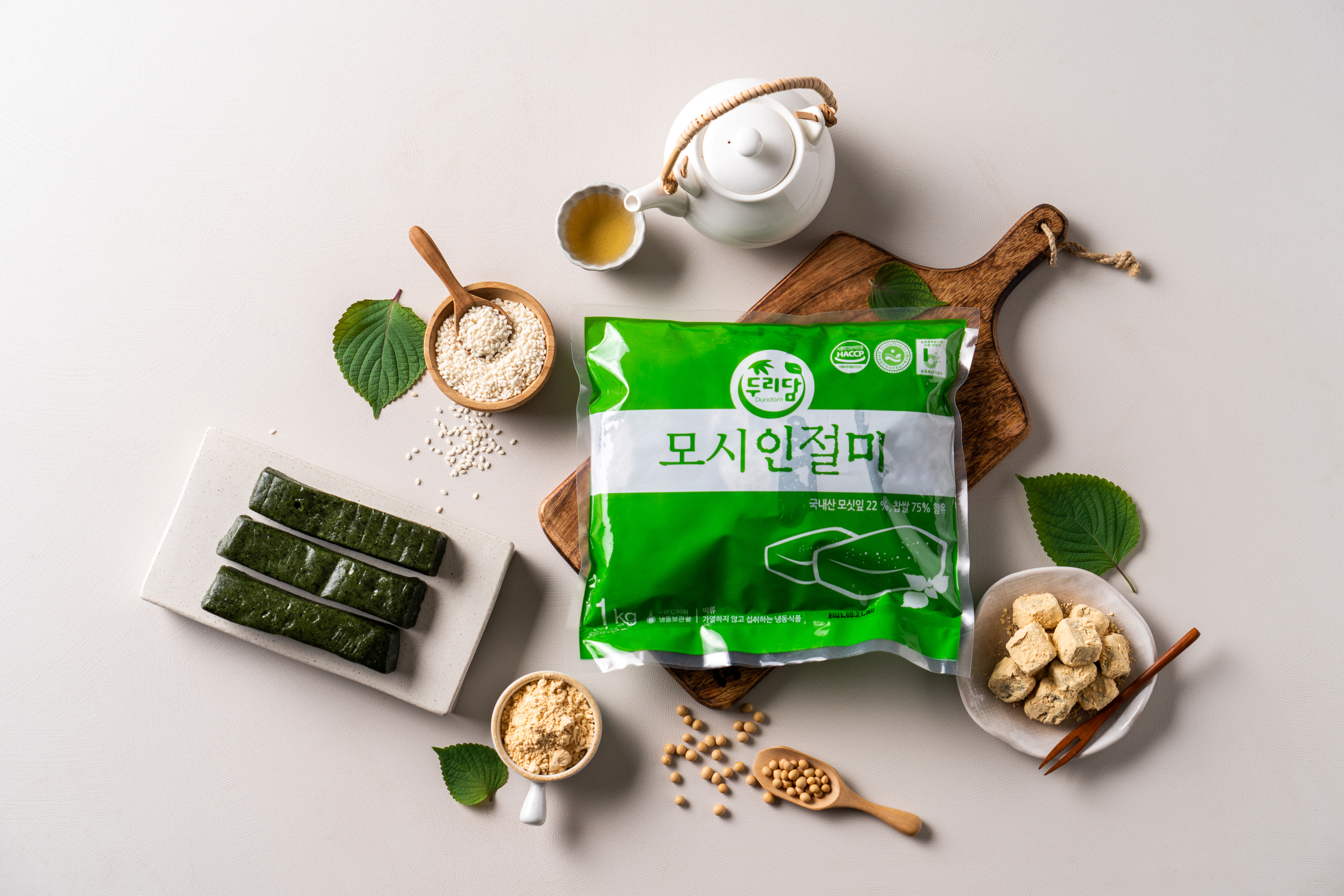 [모시올] 모싯잎 인절미 : 농업회사법인 모시올