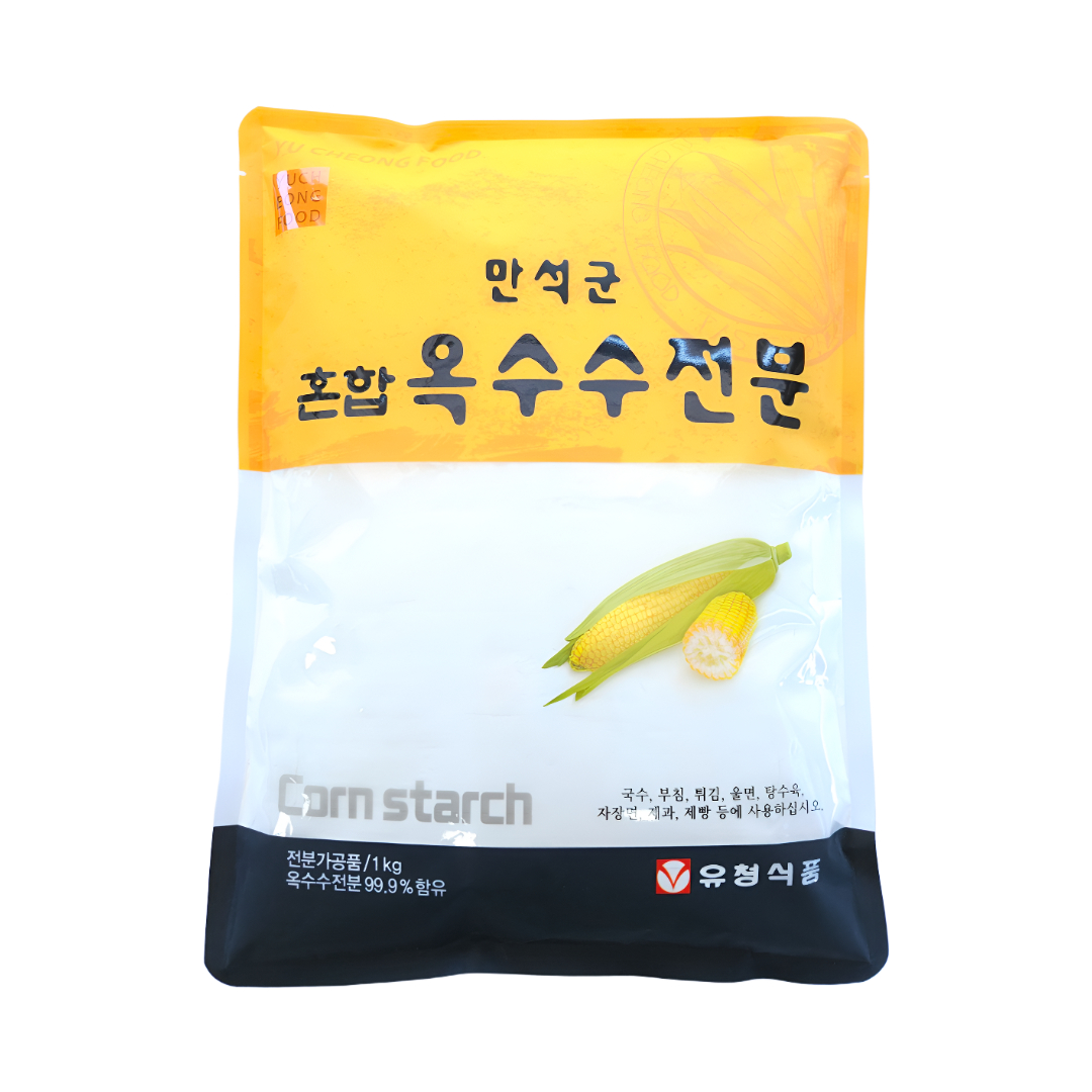 옥수수 99.9% 전분 가루 1kg 만석군 : 유청식품