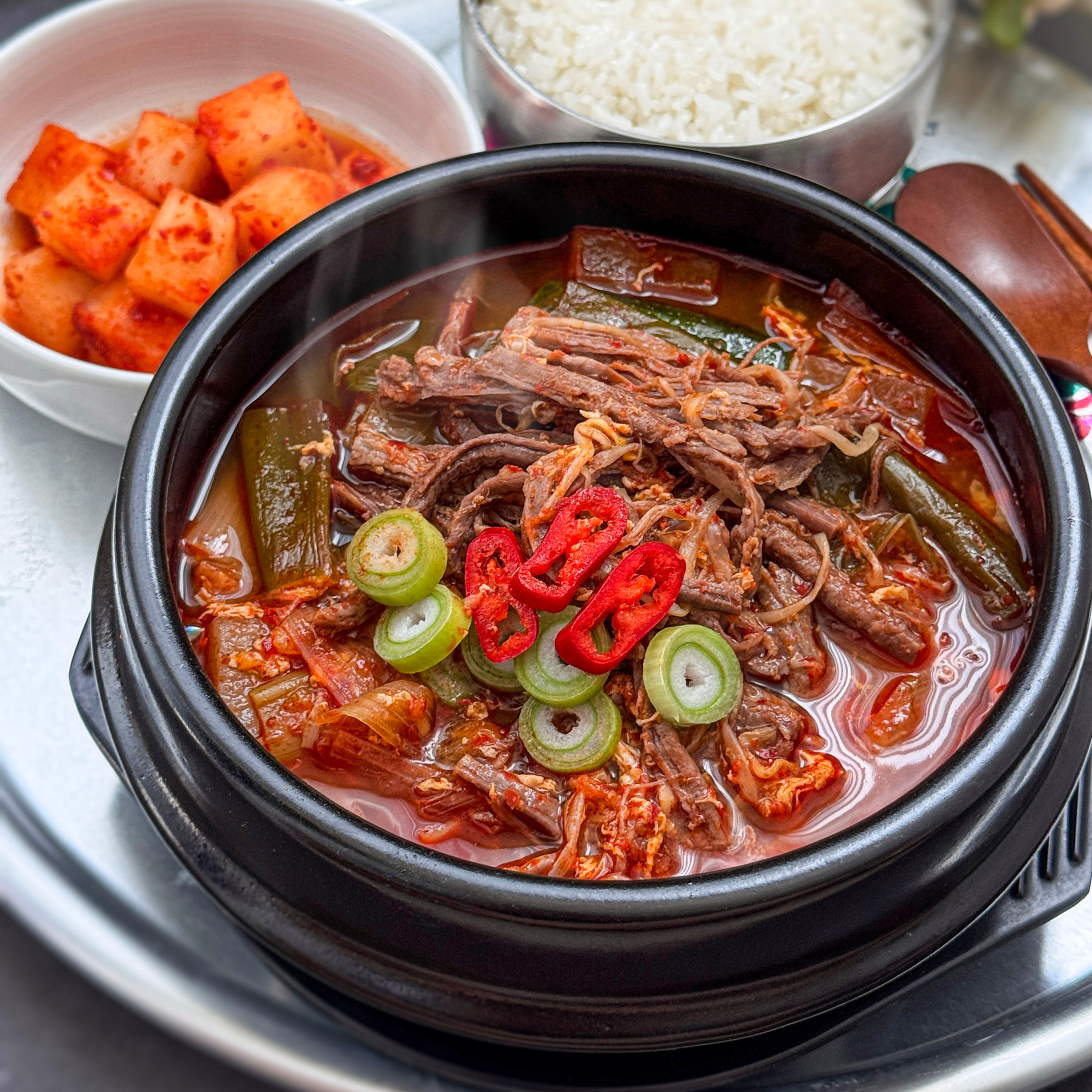 솔가 1+한우양지 대파 육개장 1팩(600g) + 1팩(600g) : 인생식탁