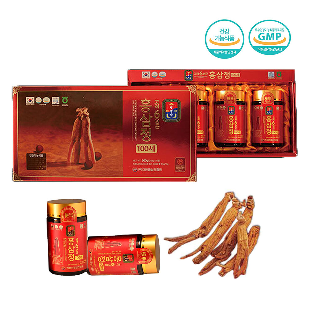 대한홍삼진흥원 고려6년근 홍삼정 240gx4병 : 팝줌마