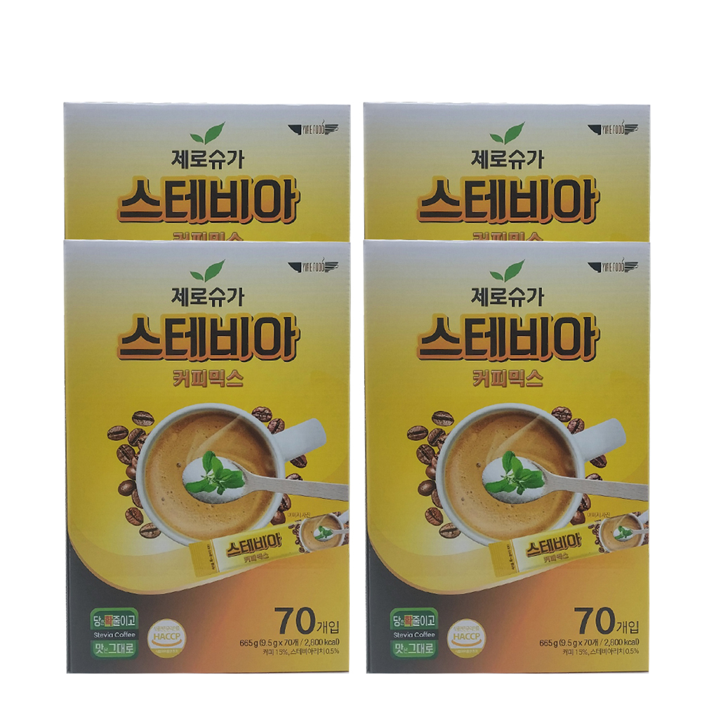 이레 당프리 스테비아커피믹스70T X 4개 (280T) : 지혜 쇼핑