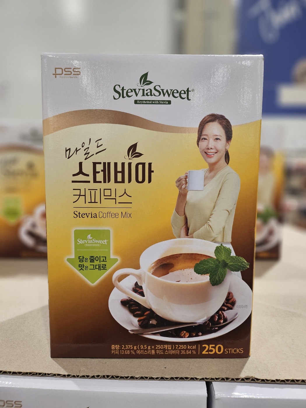 [코스트코 플러스] 마일드 스테비아 커피믹스 250T 당 칼로리 제로 코스트코 커피 : TNI 킹 커피 공식대리점