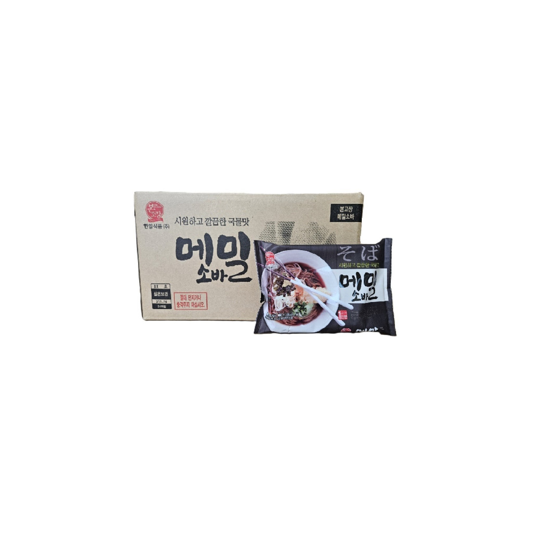 한일식품 본고장 메밀소바 한박스(24개) : 한양유통H