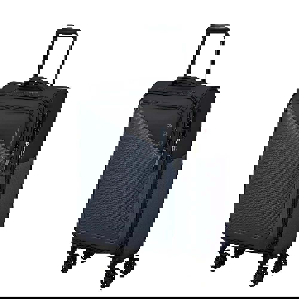 아메리칸 투어리스트 대담 대시 스피너 S, 확장 가능한 핸드 러기지, 55cm, 39 /46L, 블랙 /그레이, S (55cm - 39 /46L), 기내 수하물... 