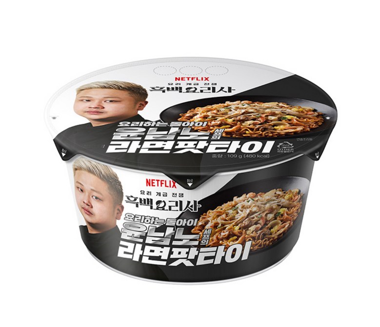 [컵라면] 흑백요리사 윤남노 쉐프의 라면팟타이 109g X 6개 : 편구대장