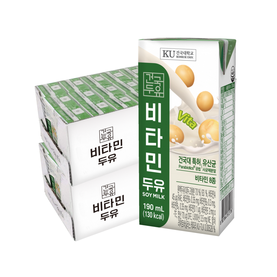 건국 비타민 두유 72개 : 건국우유 본사공식판매점