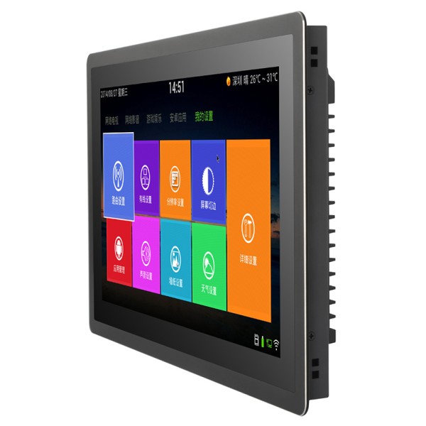 산업용 컴퓨터 정전 용량 터치 인텔 코어 i3-7100U CPU, 와이파이 모듈 내장 캐비닛, CNC 스마트 AIO 15.6 : 송송상사1