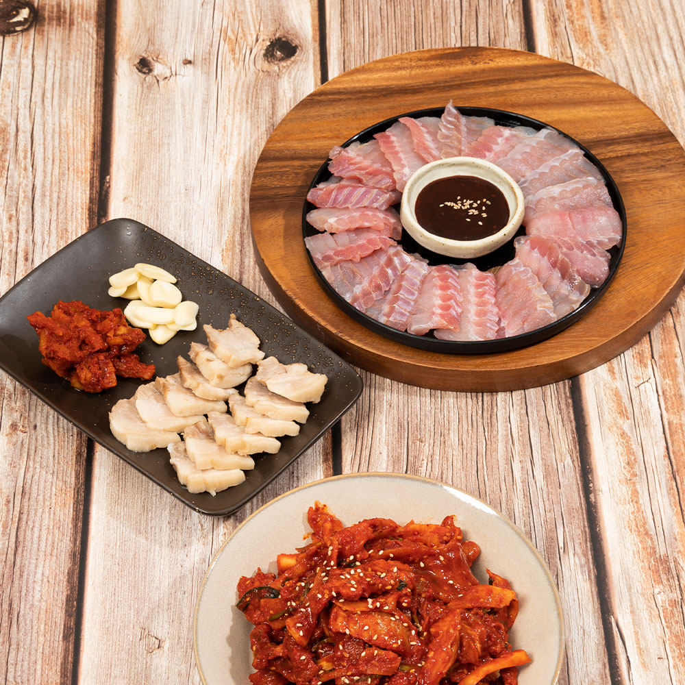 국산 진공포장 숙성 삭힌 홍어회 300g : 연안부두 효성상회