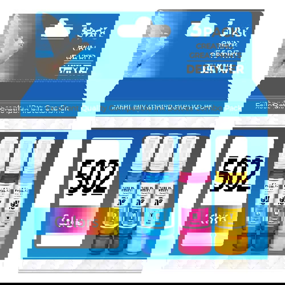 502 잉크 리필 병 에코탱크 2850 ET 15000 ET 교체품 ET 4760 3850 4750 엡손 ET ET 2750 잉크 ET 3843 3830 컬러 48 ET 과 프린터... 