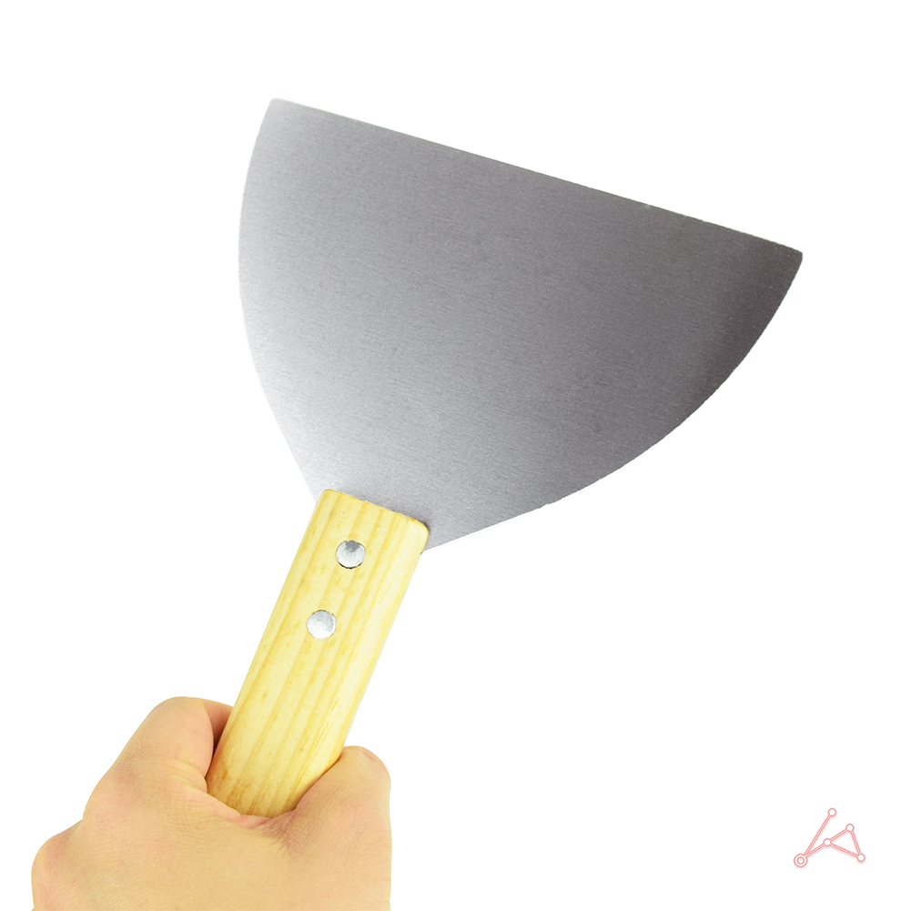 해피J보따리 국내산 원목손잡이 스텐 반달헤라 1P 철판요리 제과제빵 이물질제거 다목적 스크래퍼 : 해피J보따리