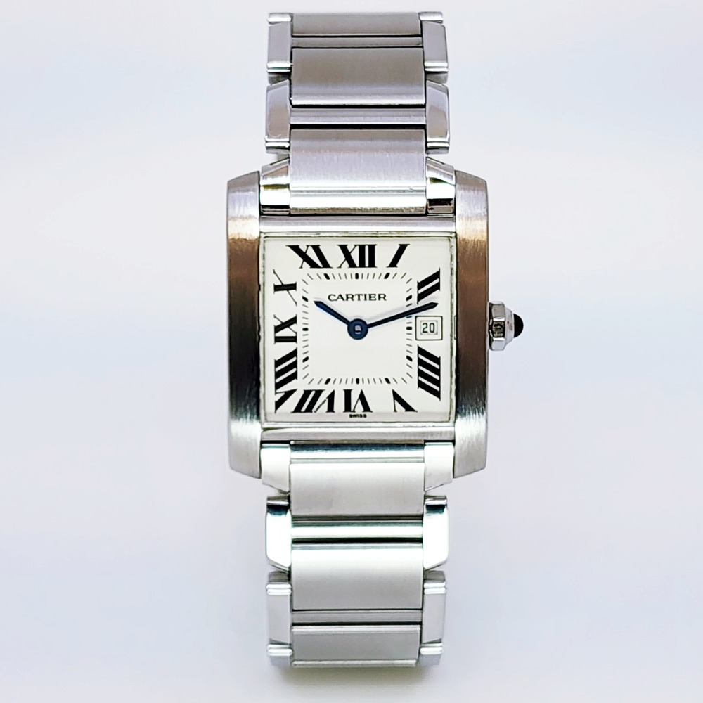 [CARTIER] 까르띠에 탱크 프랑세즈 쿼츠 / M 남녀공용 : 골든스튜디오