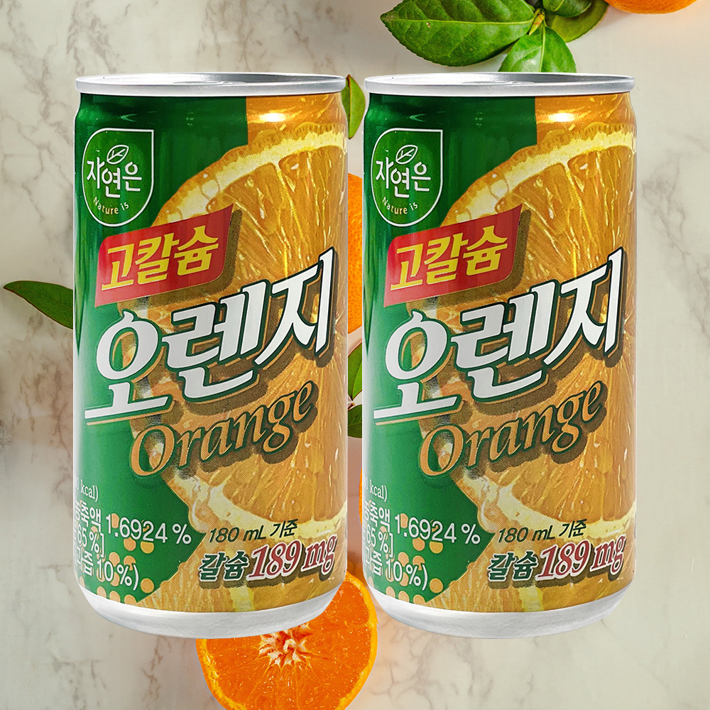 웅진 초록매실  180ml x30캔 고칼슘오렌지 사과 옥수수수염차 헛개차 스크린 모텔 업소용 혼합음료 과채음료수 미니캔 단캔모음 : 전진몰